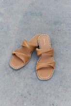 Load image into Gallery viewer, Qupid Summertime Fine Double Strap Twist Sandals