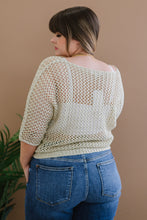 Load image into Gallery viewer, GeeGee Gracefully Golden Openwork Sweater