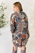 Load image into Gallery viewer, Heimish Printed Button Up Hooded Jacket