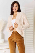 Load image into Gallery viewer, Double Take Open Front Long Sleeve Cardigan
