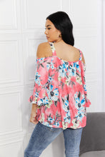 Load image into Gallery viewer, Sew In Love Fresh Take  Floral Cold-Shoulder Top