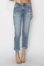 Load image into Gallery viewer, RISEN High Waist Distressed Cropped Jeans