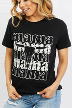 Load image into Gallery viewer, mineB I Got It From My Mama Graphic Tee in Black