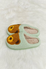 Load image into Gallery viewer, Melody Teddy Bear Print Plush Slide Slippers