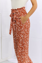 Load image into Gallery viewer, Heimish Right Angle Geometric Printed Pants in Red Orange