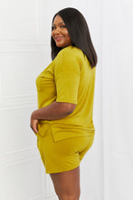 Load image into Gallery viewer, Zenana In The Moment Lounge Set in Olive Mustard
