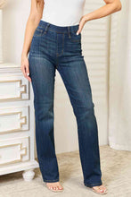 Load image into Gallery viewer, Judy Blue Elastic Waistband Slim Bootcut Jeans