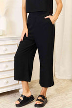 Load image into Gallery viewer, Double Take Buttoned Round Neck Tank and Wide Leg Pants Set