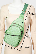 Load image into Gallery viewer, Fame Multi-Layer Zipper Crossbody Bag