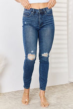 Load image into Gallery viewer, Judy Blue High Waist Distressed Slim Jeans