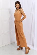 Load image into Gallery viewer, HEYSON Feels Right Cut Out Detail Wide Leg Jumpsuit in Sherbet