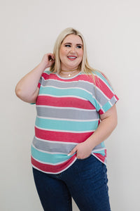 Andree by Unit Road Trippin' Striped Tee