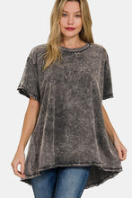 Load image into Gallery viewer, Zenana Round Neck Dropped Shoulder Blouse