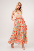 Load image into Gallery viewer, And The Why Floral Ruffled Tiered Maxi Cami Dress