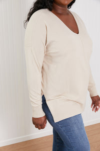 Zenana Sweater Weather Center Seam Tunic Sweater