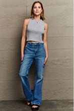 Load image into Gallery viewer, Kancan Holly High Waisted Cargo Flare Jeans
