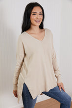 Load image into Gallery viewer, Zenana Sweater Weather Center Seam Tunic Sweater