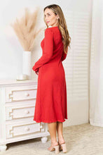 Load image into Gallery viewer, Culture Code Round Neck Long Sleeve Dress