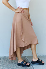 Load image into Gallery viewer, Ninexis First Choice High Waisted Flare Maxi Skirt in Camel