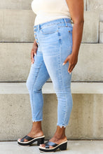 Load image into Gallery viewer, Judy Blue Button Fly Raw Hem Jeans