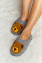 Load image into Gallery viewer, Melody Teddy Bear Print Plush Slide Slippers