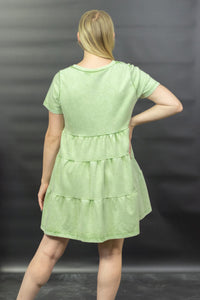 Sew In Love Breathtaking Views Tiered Mini Dress in Mint