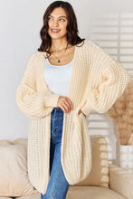 Load image into Gallery viewer, Rousseau Oversized Open Front Knit Cardigan