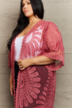 Load image into Gallery viewer, Justin Taylor Legacy Lace Duster Kimono