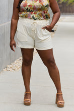 Load image into Gallery viewer, Culture Code High Waisted Paper bag Shorts in New Ivory