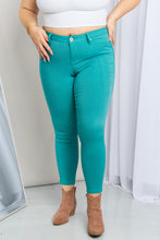 Load image into Gallery viewer, YMI Jeanswear Kate Hyper-Stretch Mid-Rise Skinny Jeans in Sea Green