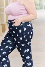 Load image into Gallery viewer, Judy Blue Janelle High Waist Star Print Flare Jeans