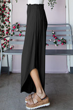 Load image into Gallery viewer, Heimish Frill Slit High Waist Wide Leg Pants