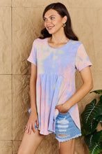 Load image into Gallery viewer, Heimish In The Mix Tie Dye Print Babydoll Top