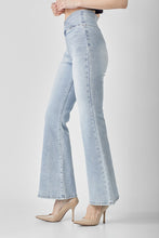 Load image into Gallery viewer, RISEN Crossover Waist Pull-On Flare Jeans