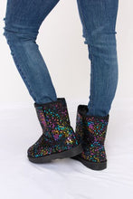 Load image into Gallery viewer, Forever Link Sequin Thermal Flat Boots