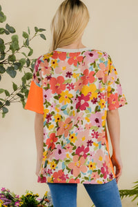 Celeste Floral Short Sleeve T-Shirt