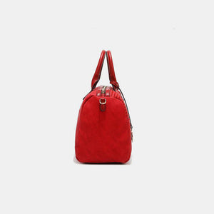 Nicole Lee USA Scallop Stitched Boston Bag