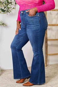 Judy Blue Flare Jeans with Pockets