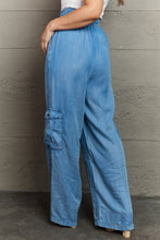Load image into Gallery viewer, GeeGee Out Of Site Denim Cargo Pants