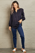 Load image into Gallery viewer, Petal Dew More For You Long Sleeve Stitch Blouse