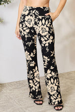 Load image into Gallery viewer, Heimish High Waist Floral Flare Pants