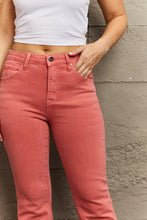 Load image into Gallery viewer, RISEN Bailey High Waist Side Slit Flare Jeans