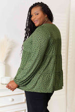 Load image into Gallery viewer, Heimish Long Puff Sleeve Polka Tiered Top