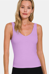 Zenana V-Neck Slim Tank