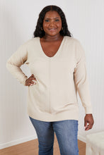 Load image into Gallery viewer, Zenana Sweater Weather Center Seam Tunic Sweater