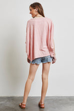 Load image into Gallery viewer, HEYSON Garment-Dyed Boat Neck Oversized Top