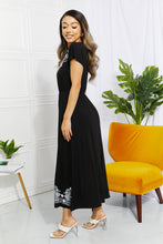 Load image into Gallery viewer, Heimish Walk In The Park Damask Midi Dress