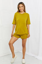 Load image into Gallery viewer, Zenana In The Moment Lounge Set in Olive Mustard