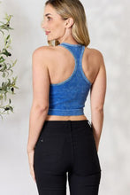 Load image into Gallery viewer, Zenana Ribbed Round Neck Cropped Tank