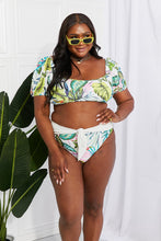 Load image into Gallery viewer, Marina West Swim Vacay Ready Puff Sleeve Bikini in Floral